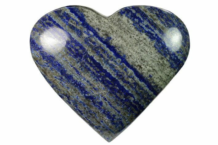 Polished Lapis Lazuli Heart - Pakistan #170935